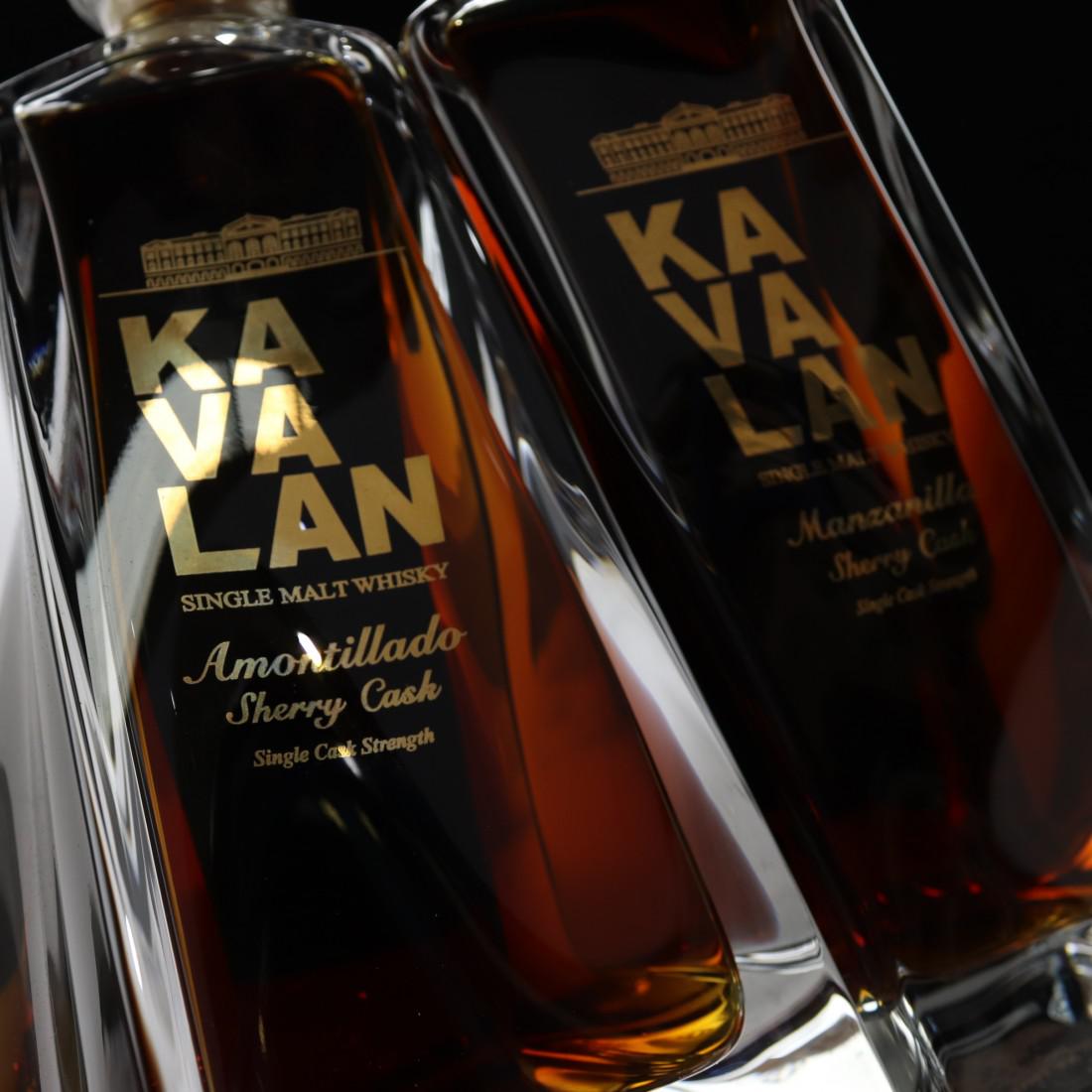 Kavalan Cask Strength Amontillado and Manzanilla Gift Set