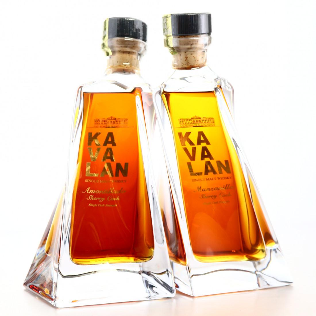 Kavalan Cask Strength Amontillado and Manzanilla Gift Set