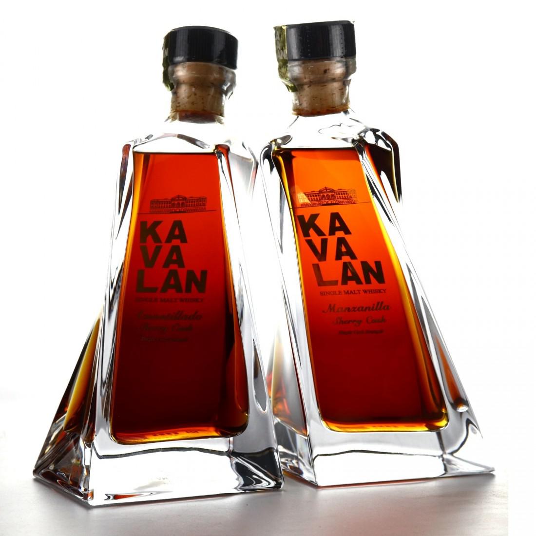Kavalan Cask Strength Amontillado and Manzanilla Gift Set