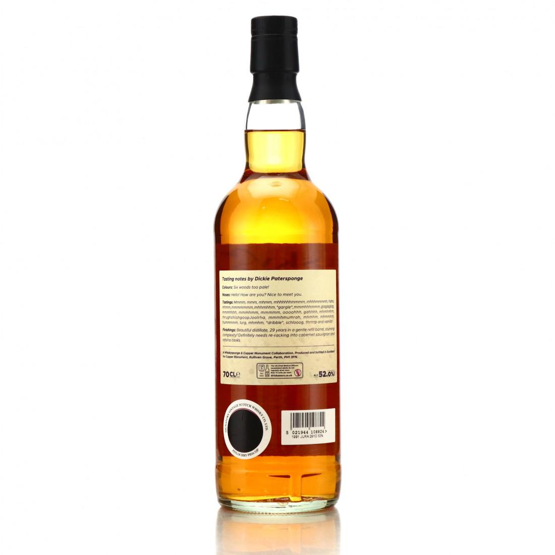 Jura 1991 Whisky Sponge 29 Year Old Edition No.11