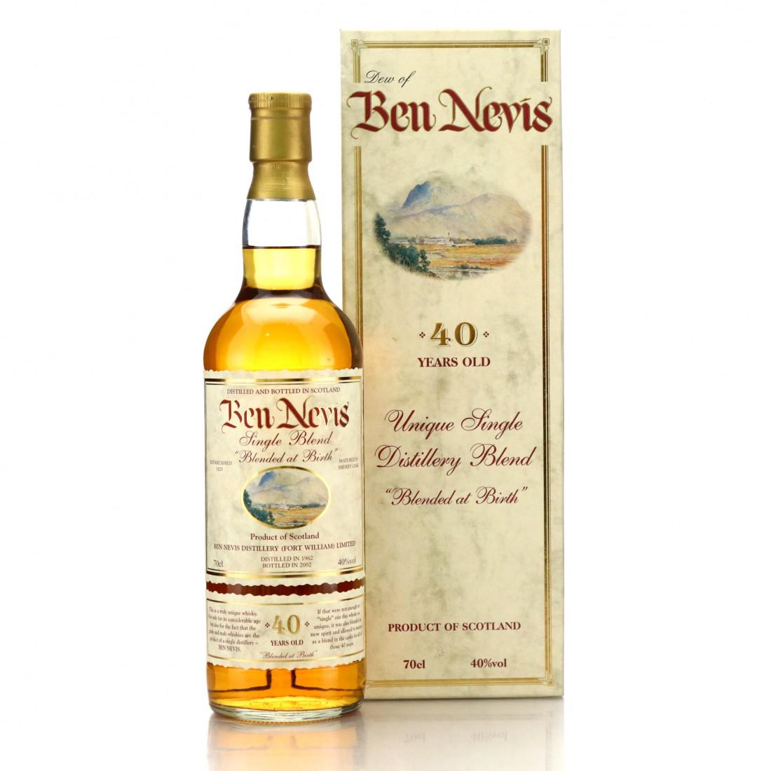 Ben Nevis 1962 Single Blend 40 Year Old