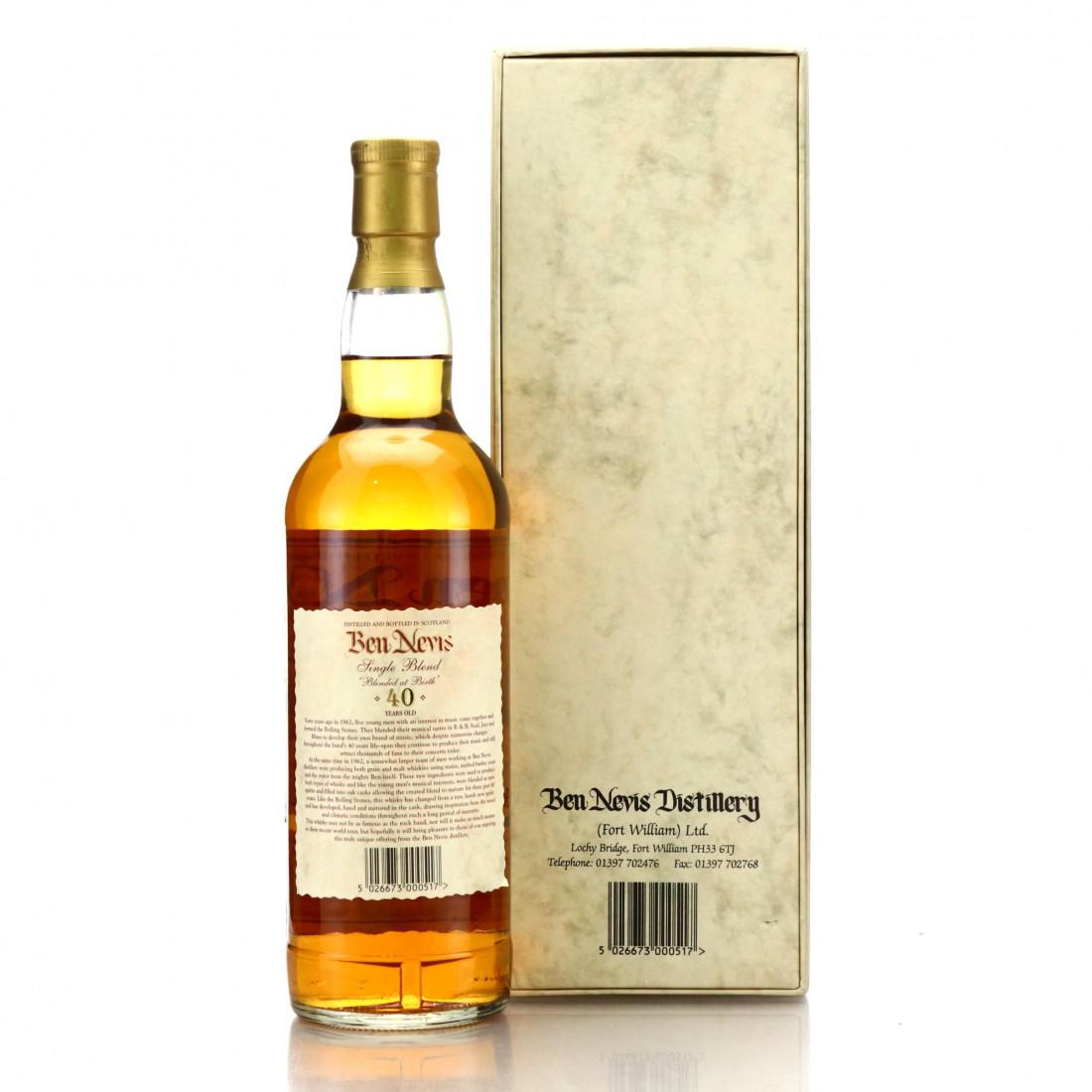 Ben Nevis 1962 Single Blend 40 Year Old