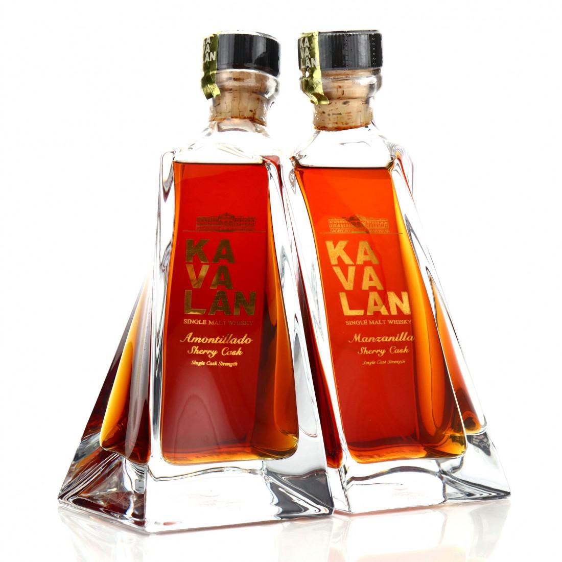 Kavalan Cask Strength Amontillado and Manzanilla Gift Set