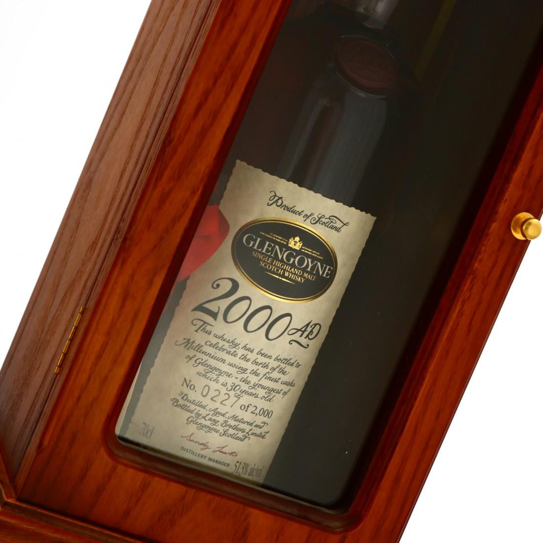 Glengoyne 30 Year Old Millennium 2000 AD with Clock
