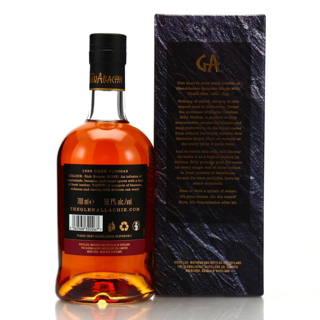 Glenallachie 1989 Single Virgin Cask 28 Year Old #100049 / Europe Batch 1