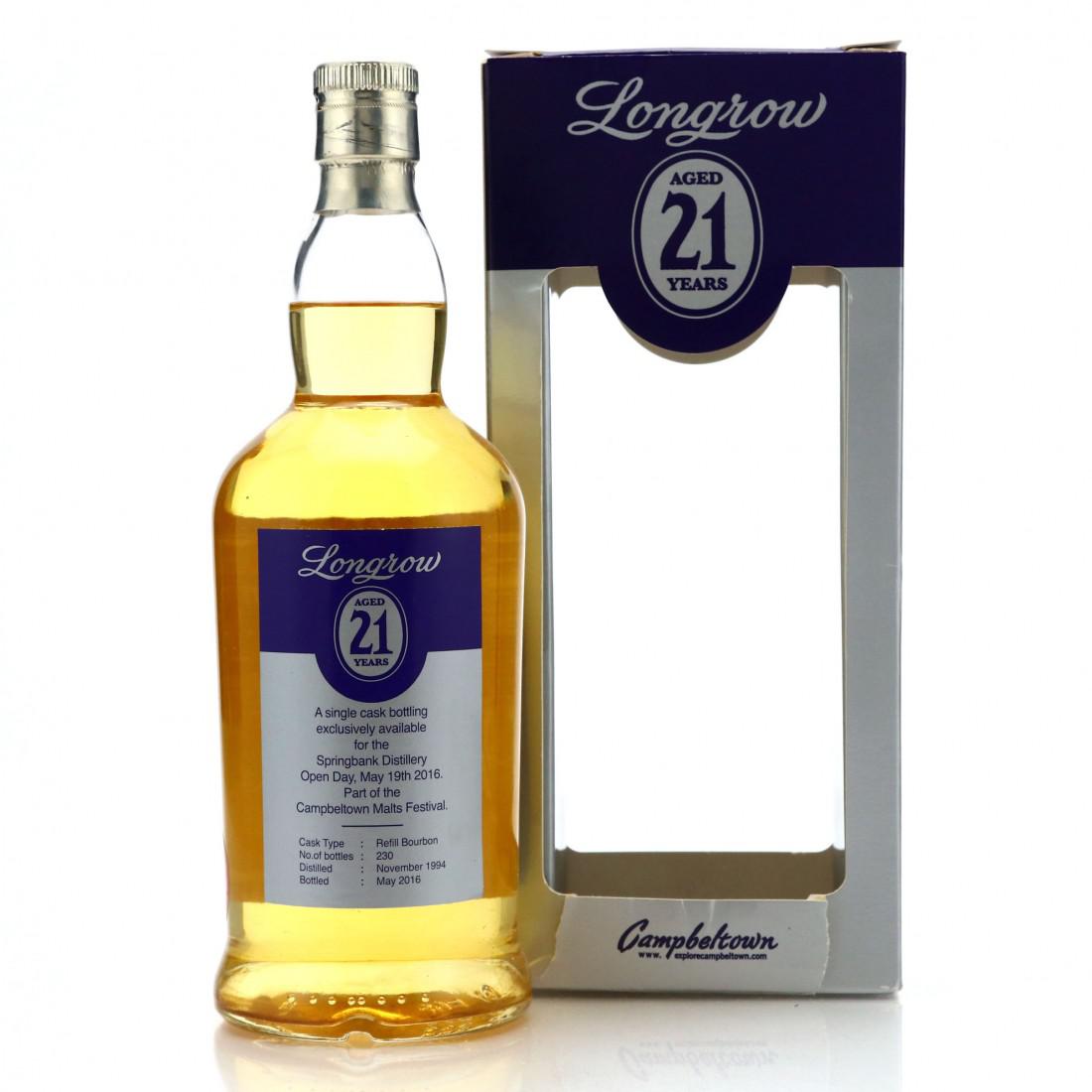 Longrow 1994 Single Bourbon Cask 21 Year Old / Campbeltown Malts Festival 2016