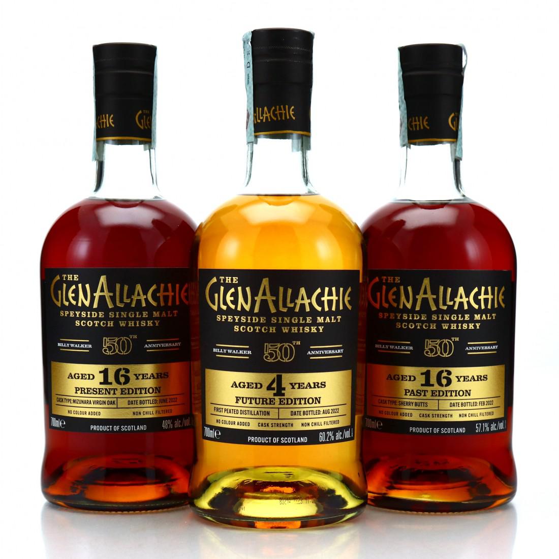 Glenallachie Past, Present, Future Trilogy 3 x 70cl