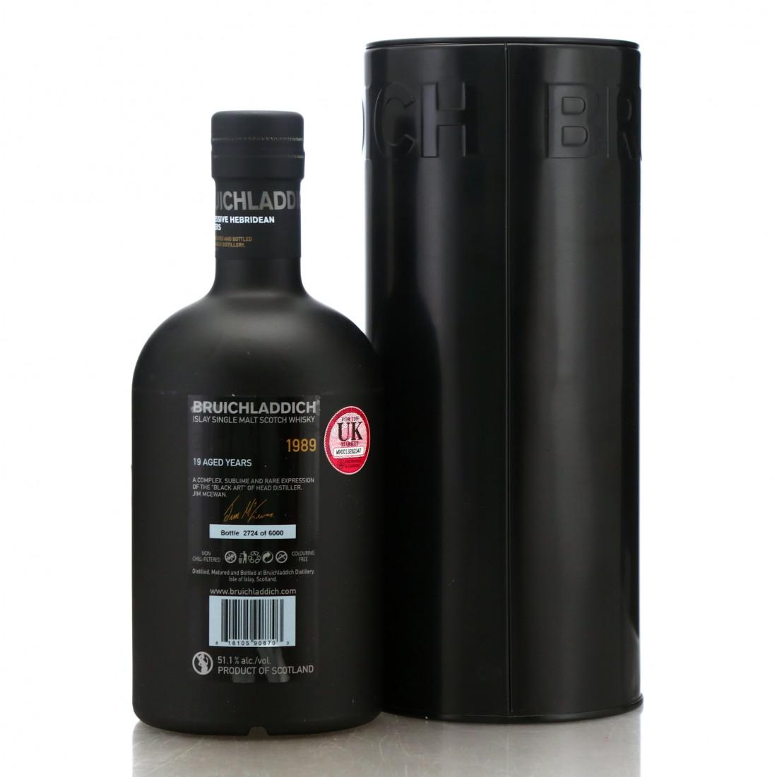 Bruichladdich 1989 Black Art 19 Year Old 1st Edition