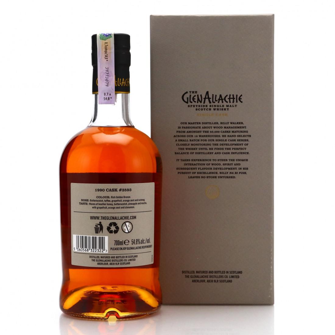 Glenallachie 1990 Single Cask 30 Year Old #3593 / Europe Batch 3