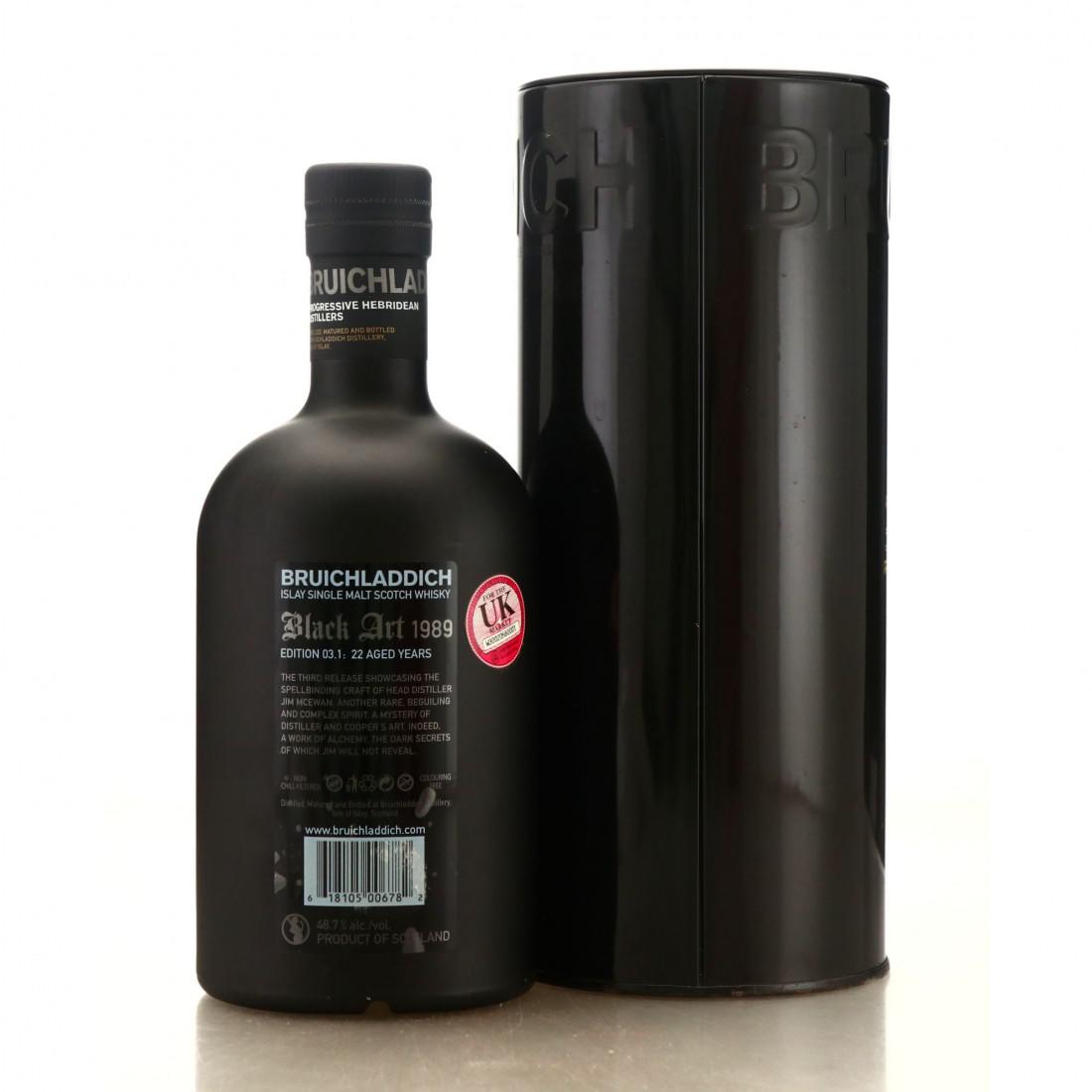 Bruichladdich 1989 Black Art 22 Year Old Edition 3.1