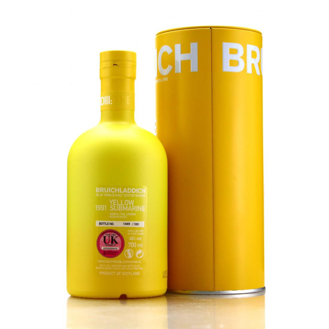 Bruichladdich 1991 Yellow Submarine 25 Year Old / WMD III