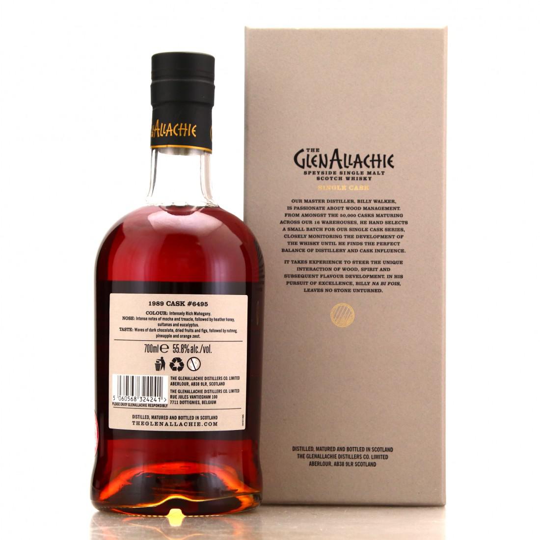 Glenallachie 1989 Single PX Puncheon 32 Year Old #6495 / UK