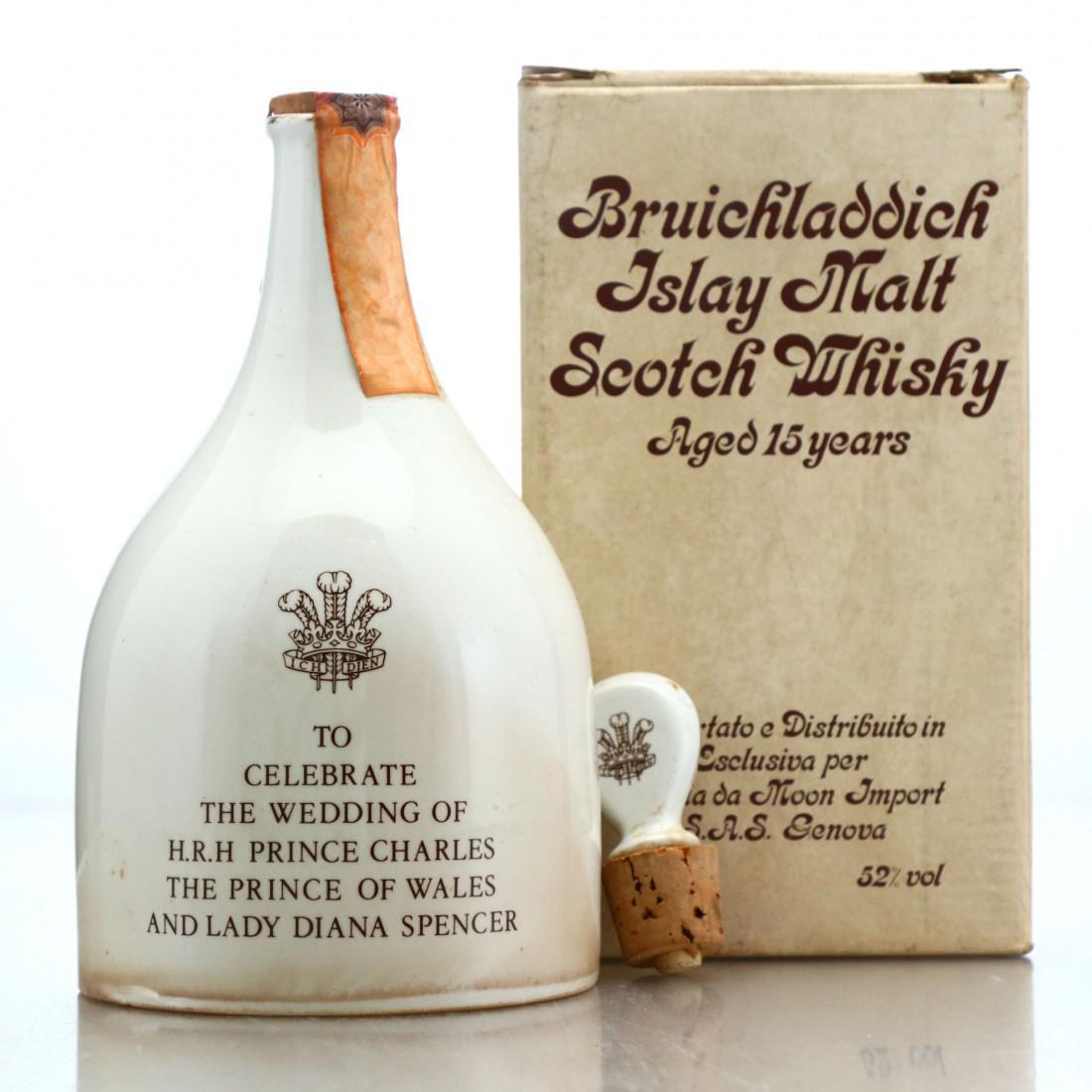 Bruichladdich 1965 15 Year Old Royal Wedding 1981 Decanter / Moon Import