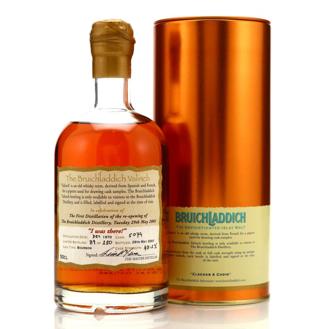 Bruichladdich 1970 Valinch 'I Was There' 30 Year Old