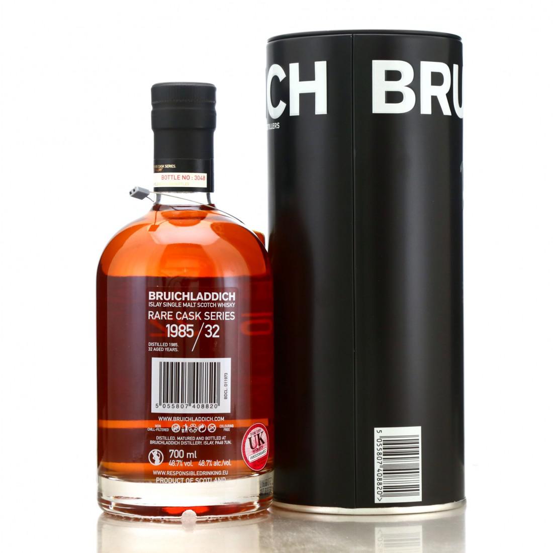 Bruichladdich 1985 Rare Cask Series 32 Year Old / Hidden Glory