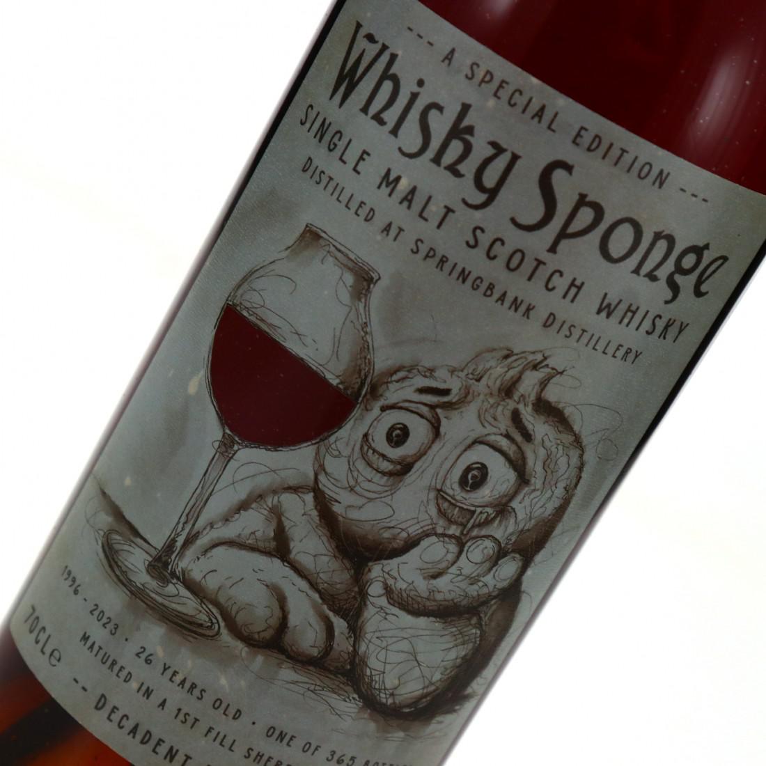 Springbank 1996 Whisky Sponge 26 Year Old Special Edition