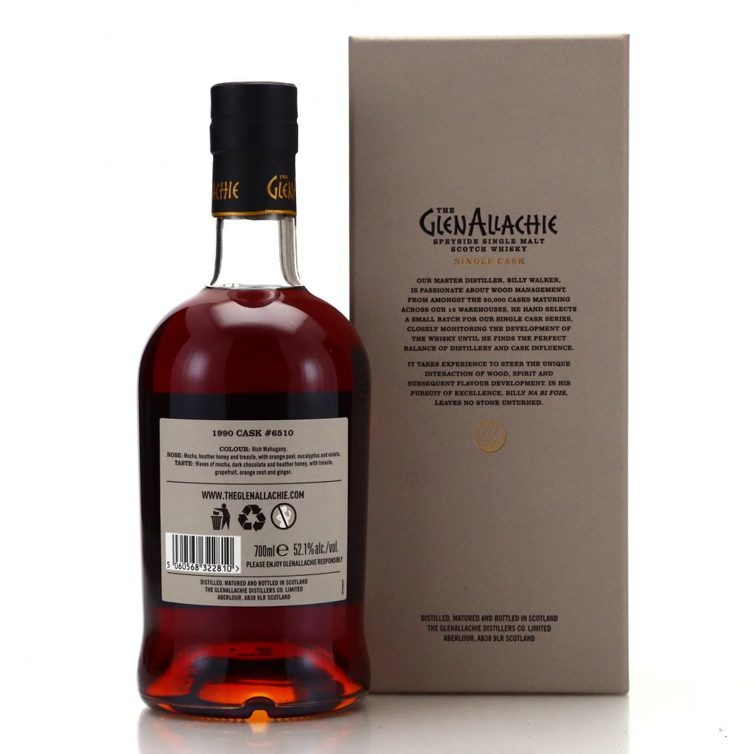 Glenallachie 1990 Single Cask 30 Year Old #6510