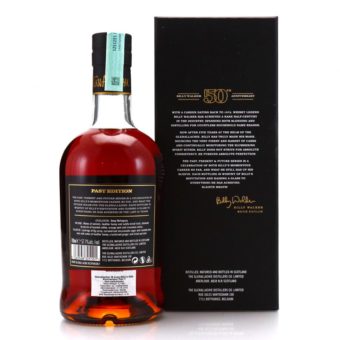 Glenallachie 16 Year Old Past Edition / Billy Walker 50th Anniversary
