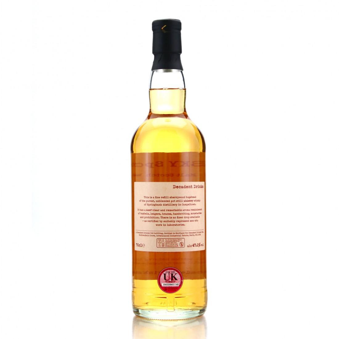 Springbank 1994 Whisky Sponge 27 Year Old Edition No.60a