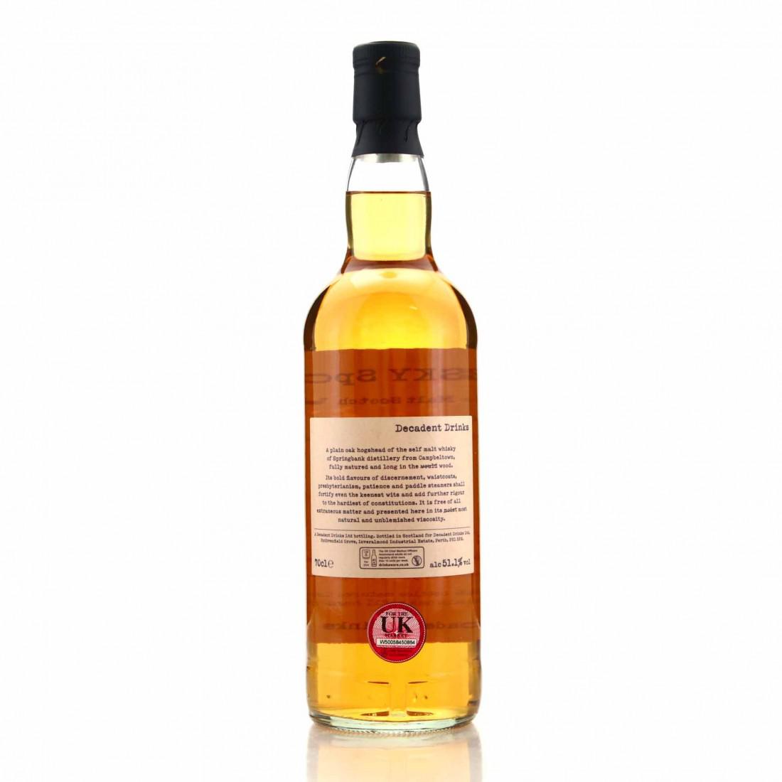 Springbank 1995 Whisky Sponge 26 Year Old Edition No.60b