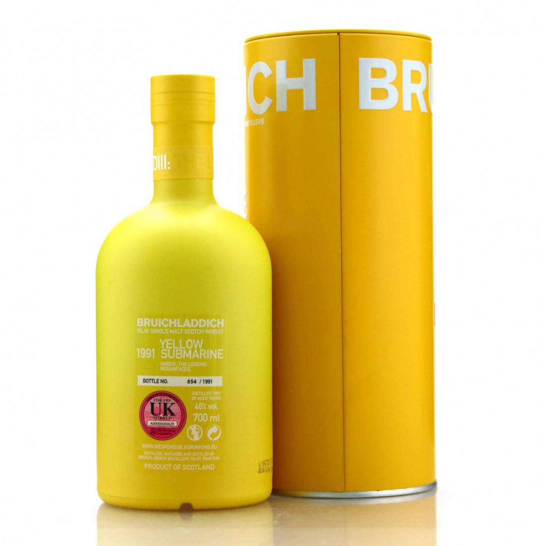 Bruichladdich 1991 Yellow Submarine 25 Year Old / WMD III