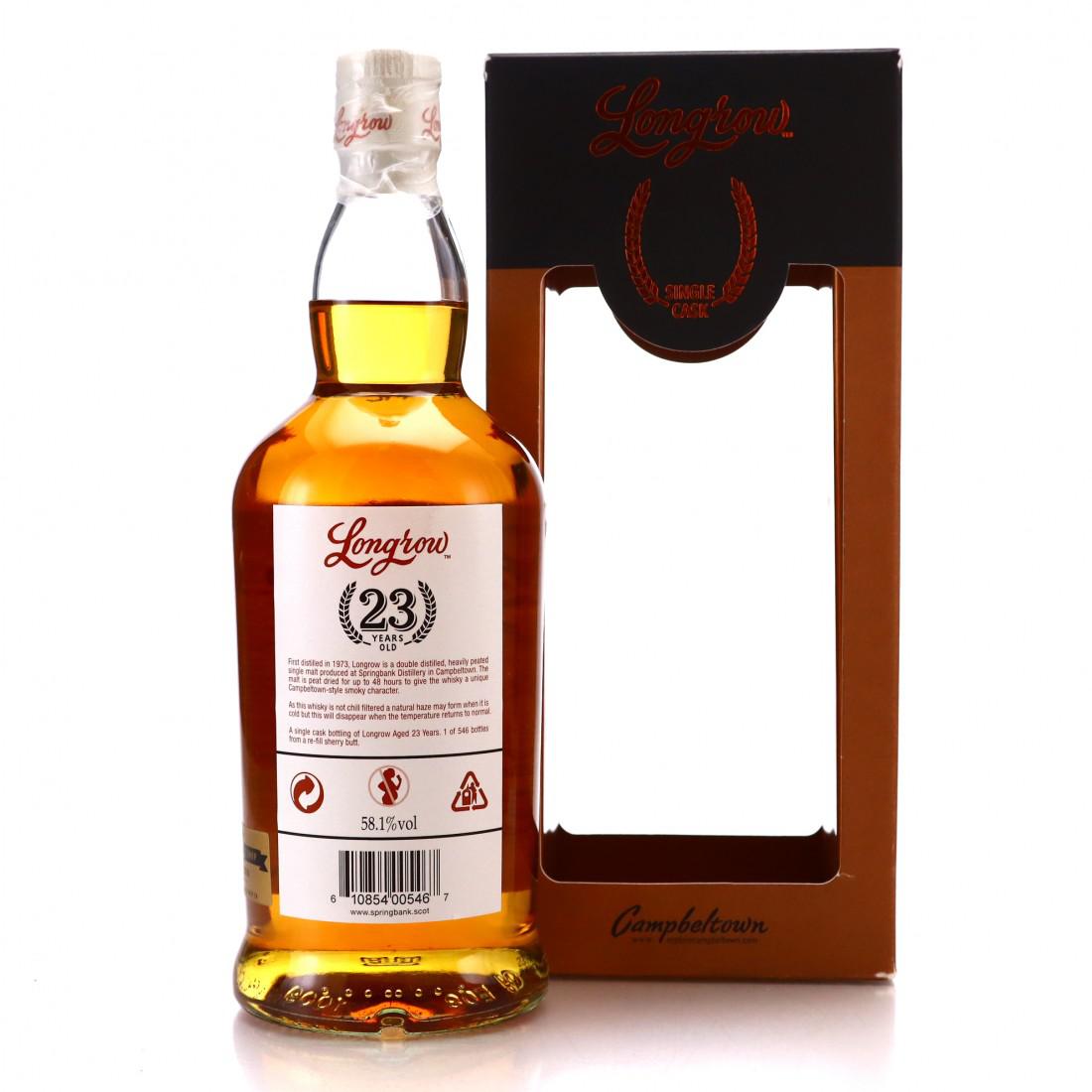 Longrow 23 Year Old Single Sherry Cask