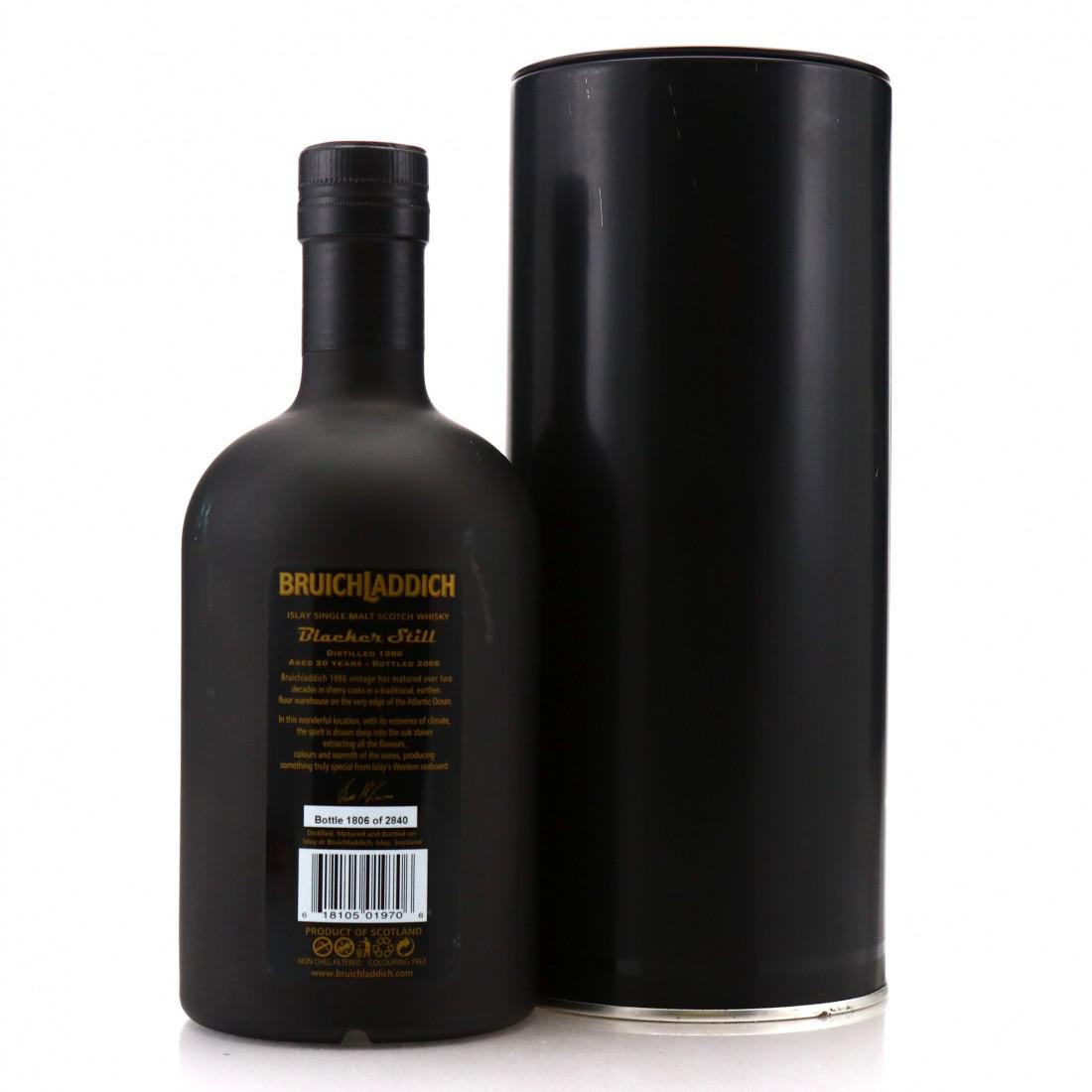 Bruichladdich 1986 Blacker Still 20 Year Old