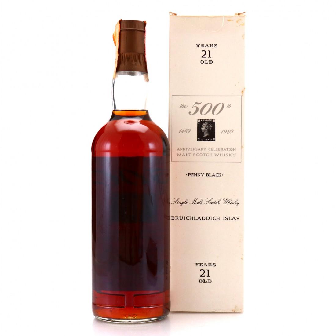 Bruichladdich 21 Year Old Moon Import / Penny Black