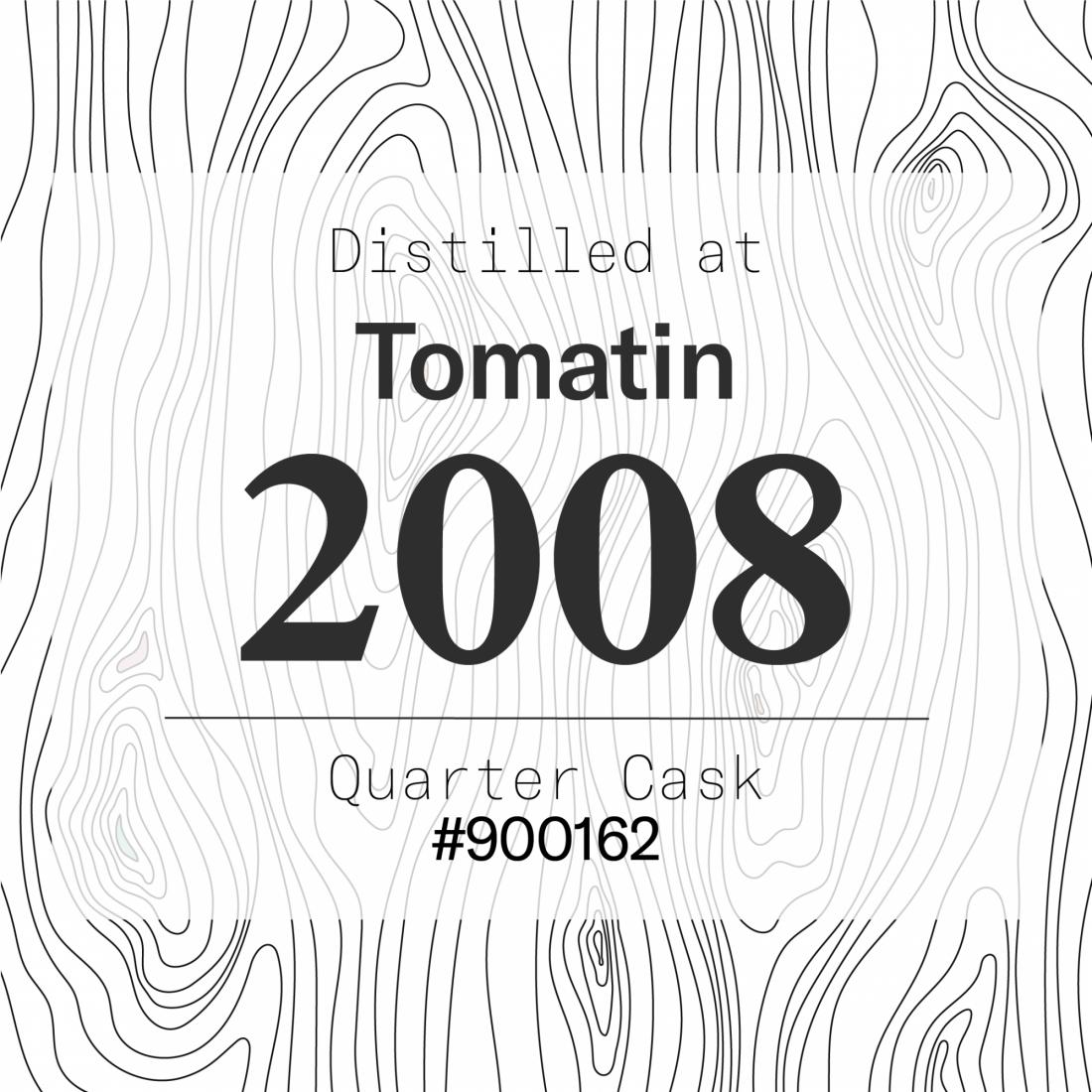 1 Tomatin 2008 1st Fill PX Quarter Cask #900162 / Cask in storage at WhiskyBroker