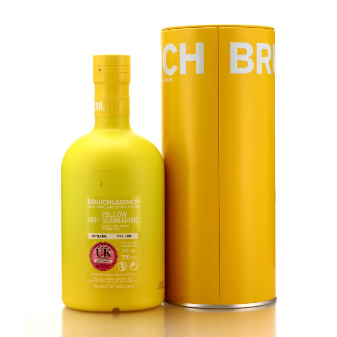 Bruichladdich 1991 Yellow Submarine 25 Year Old / WMD III