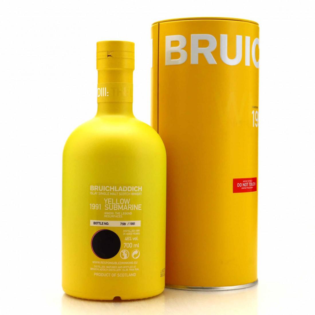 Bruichladdich 1991 Yellow Submarine 25 Year Old / WMD III