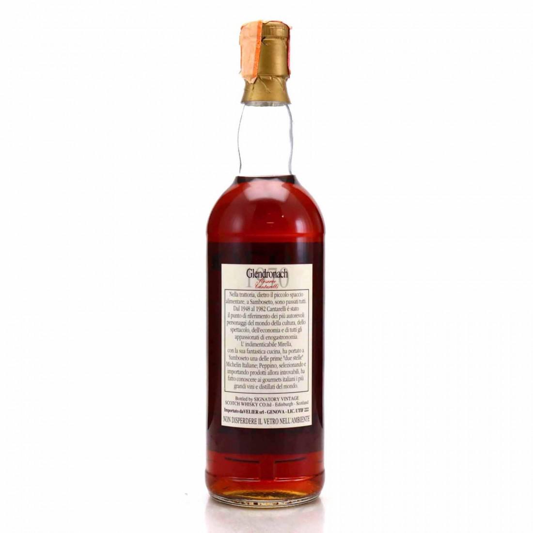 Glendronach 1970 Velier Reserve Cantarelli