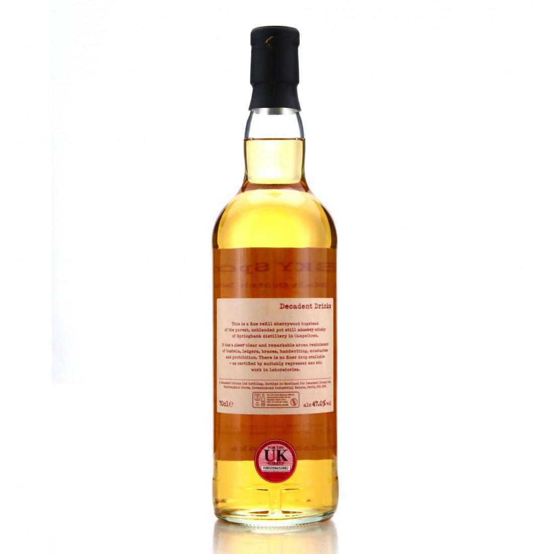 Springbank 1994 Whisky Sponge 27 Year Old Edition No.60a