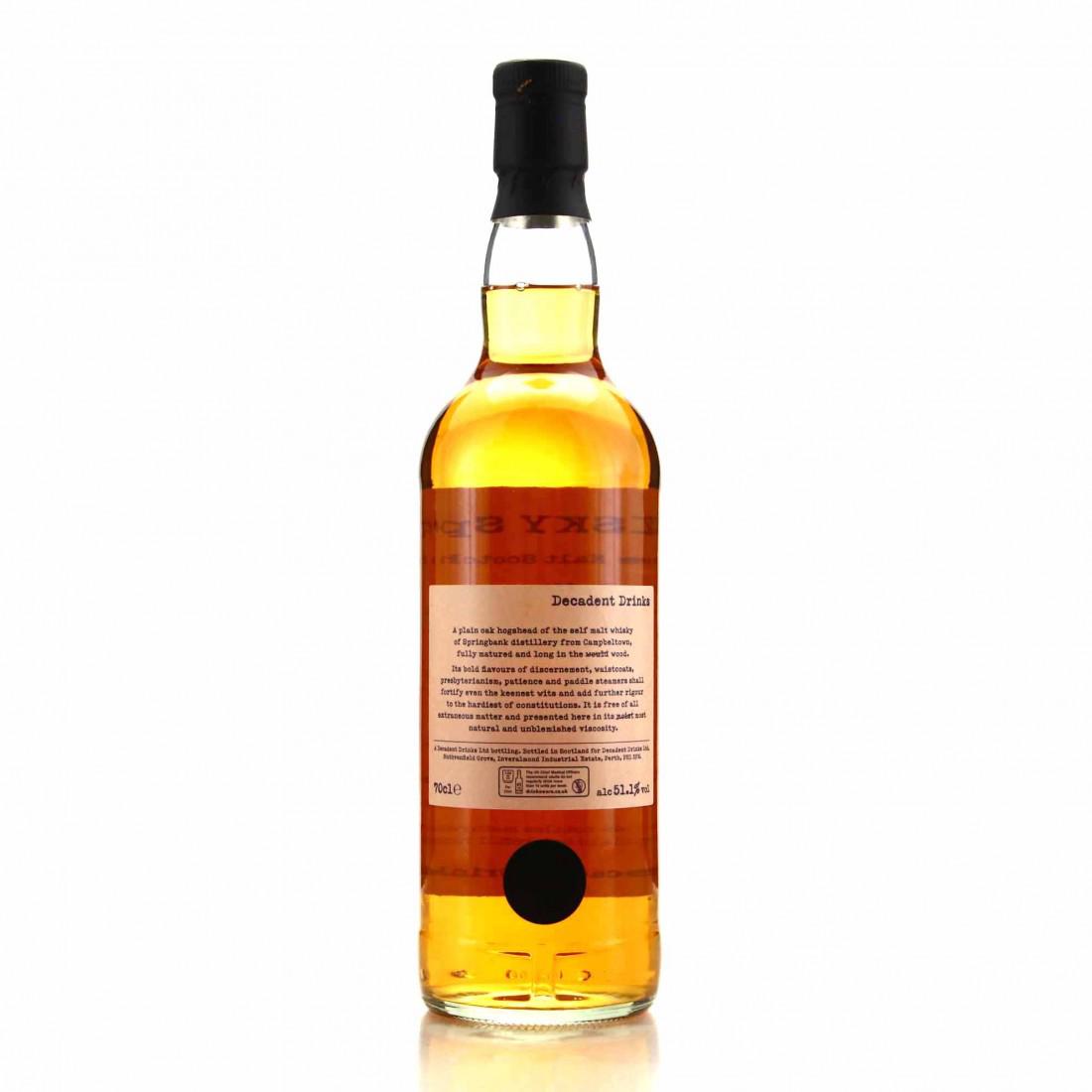 Springbank 1995 Whisky Sponge 26 Year Old Edition No.60b