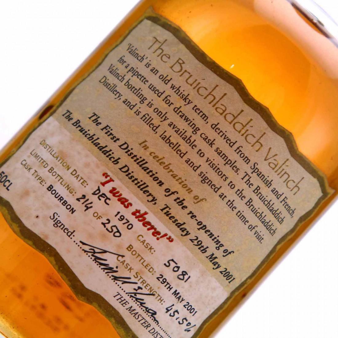 Bruichladdich 1970 Valinch 'I Was There' #5081