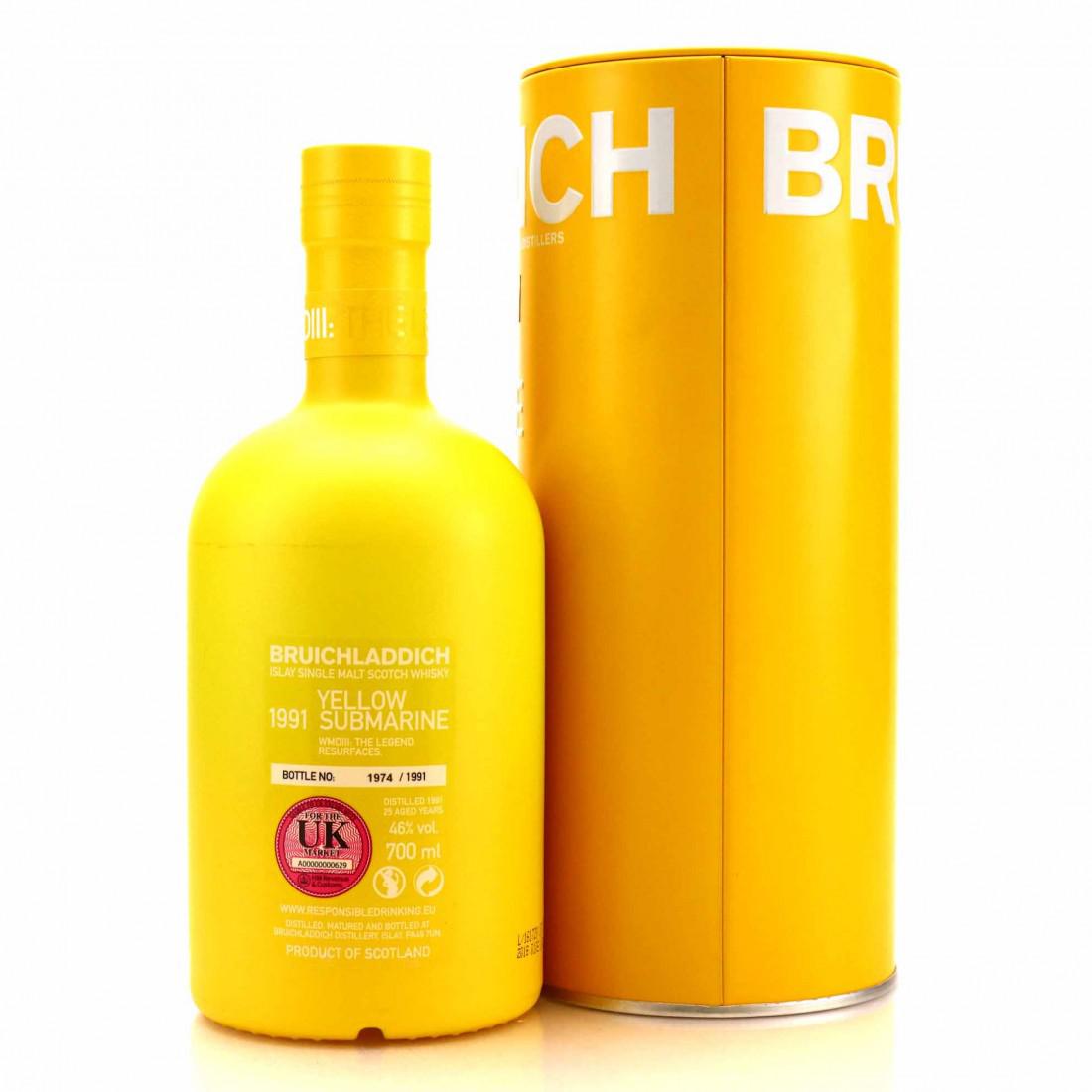 Bruichladdich 1991 Yellow Submarine 25 Year Old / WMD III