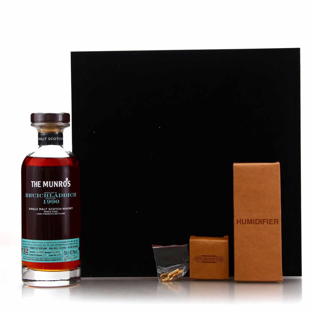 Bruichladdich 1990 The Munros 32 Year Old / Takeru Amano Cigar Humidor