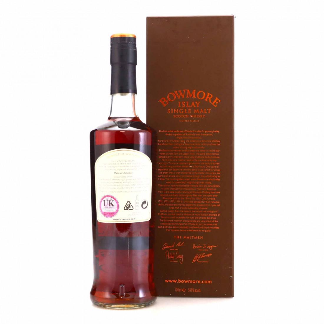Bowmore 1995 Maltmen's Selection 13 Year Old / Distillery Shop