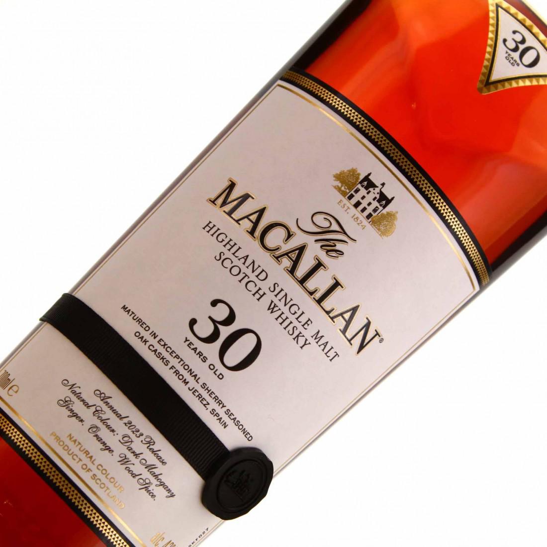 Macallan 30 Year Old Sherry Oak 2023 Release