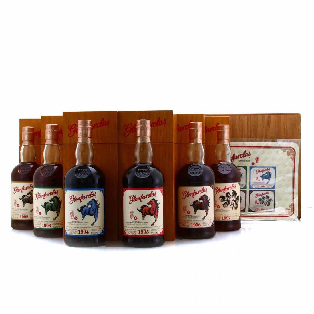 Glenfarclas Horse Series Single Casks 6 x 70cl / 178th Anniversary