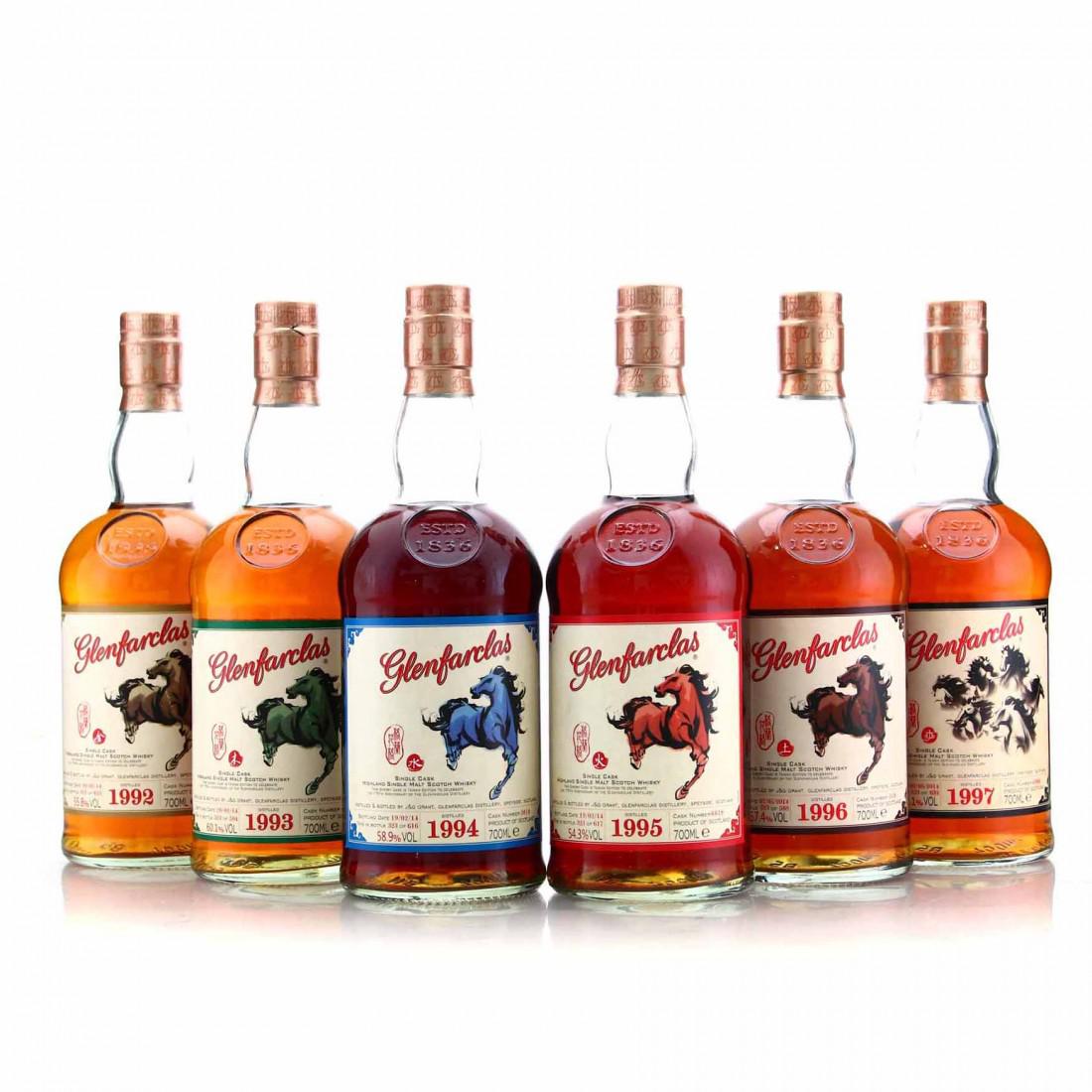 Glenfarclas Horse Series Single Casks 6 x 70cl / 178th Anniversary
