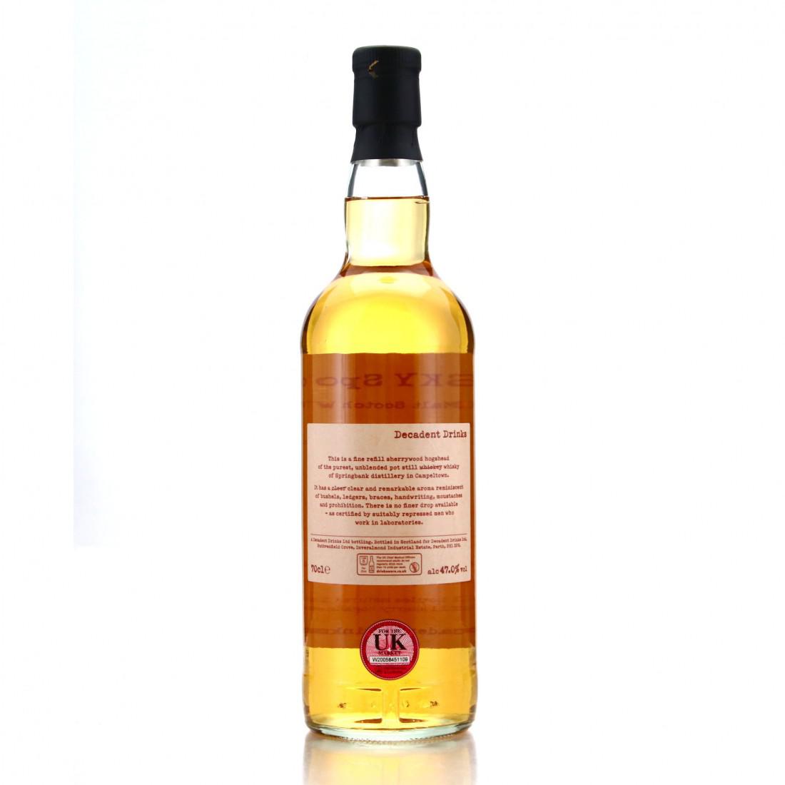 Springbank 1994 Whisky Sponge 27 Year Old Edition No.60a