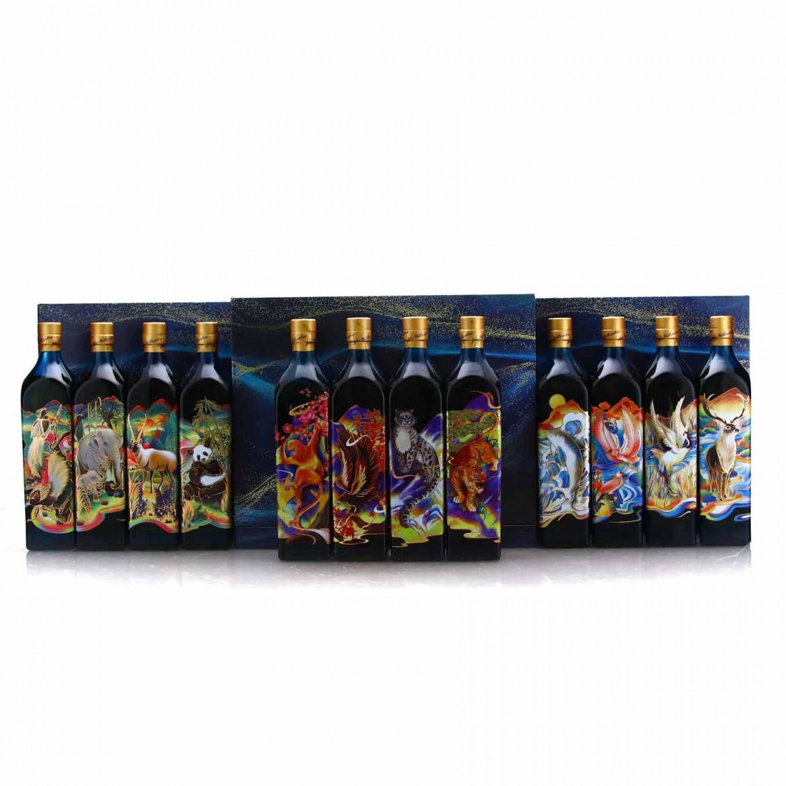 Johnnie Walker Blue Label Rare Animals Collection 12 x 20cl / Case