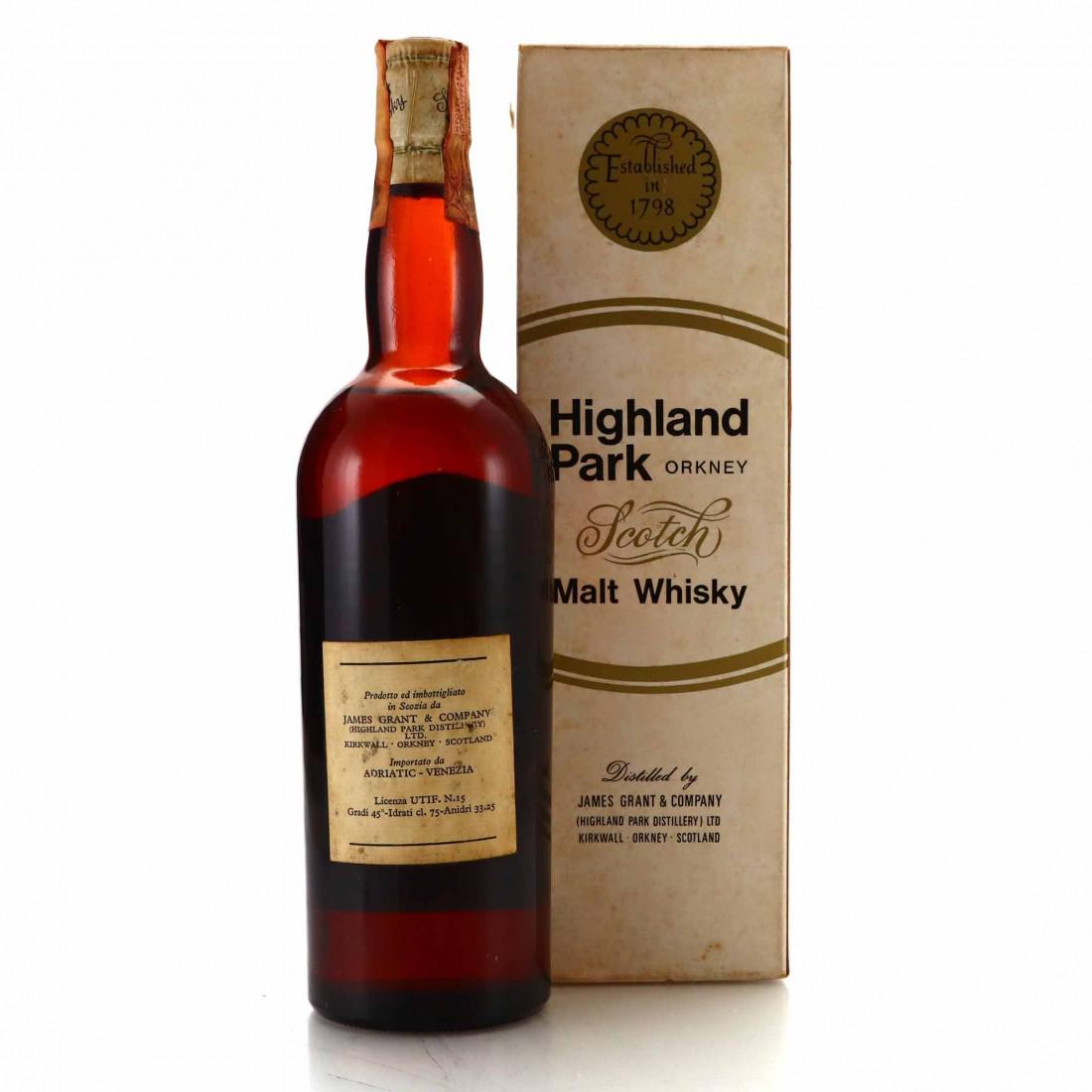 Highland Park 8 Year Old 1960s / Adriatic Import