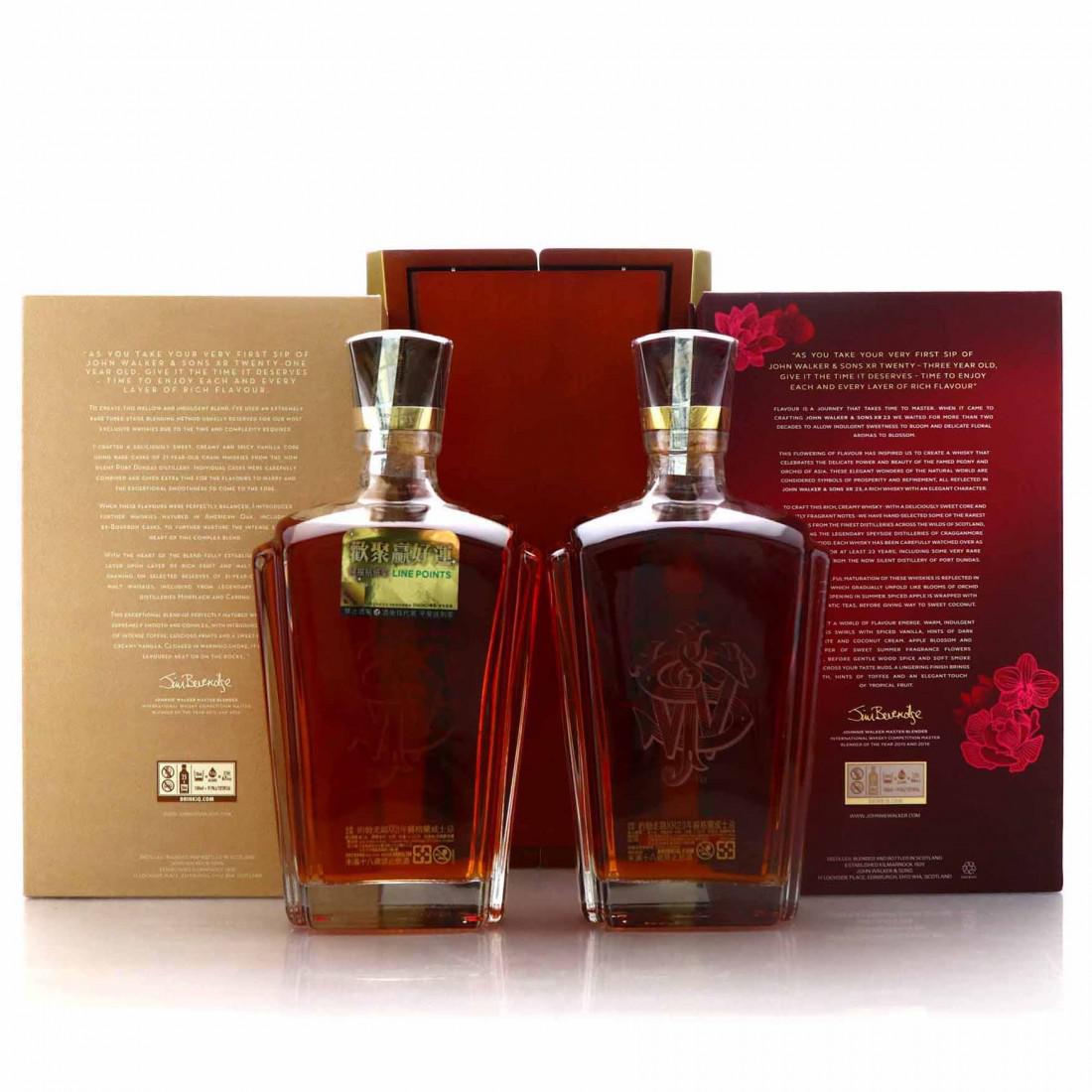 Johnnie Walker XR Gift Set 2 x 75cl / James Jean