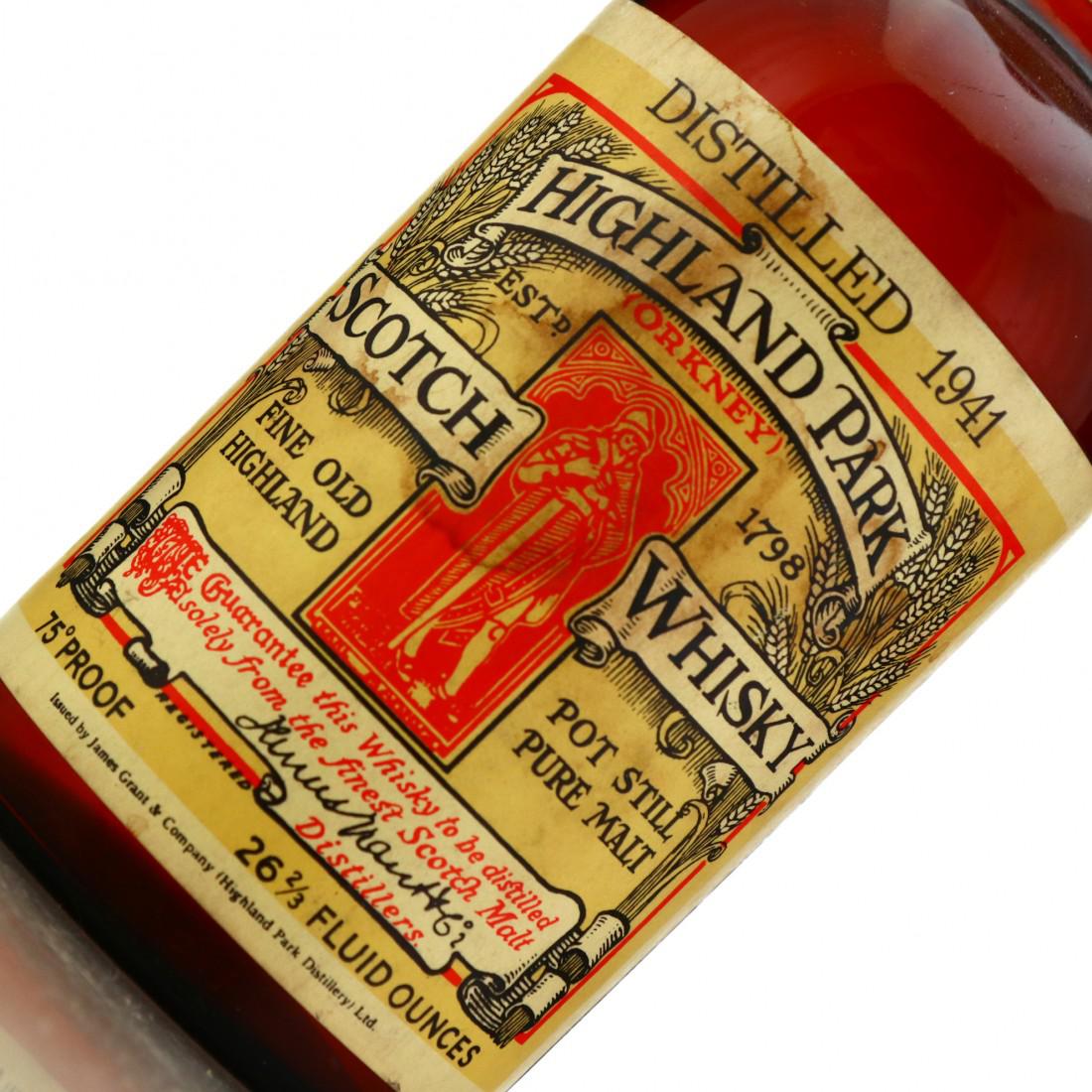 Highland Park 1941 Magnus Label 25 Year Old