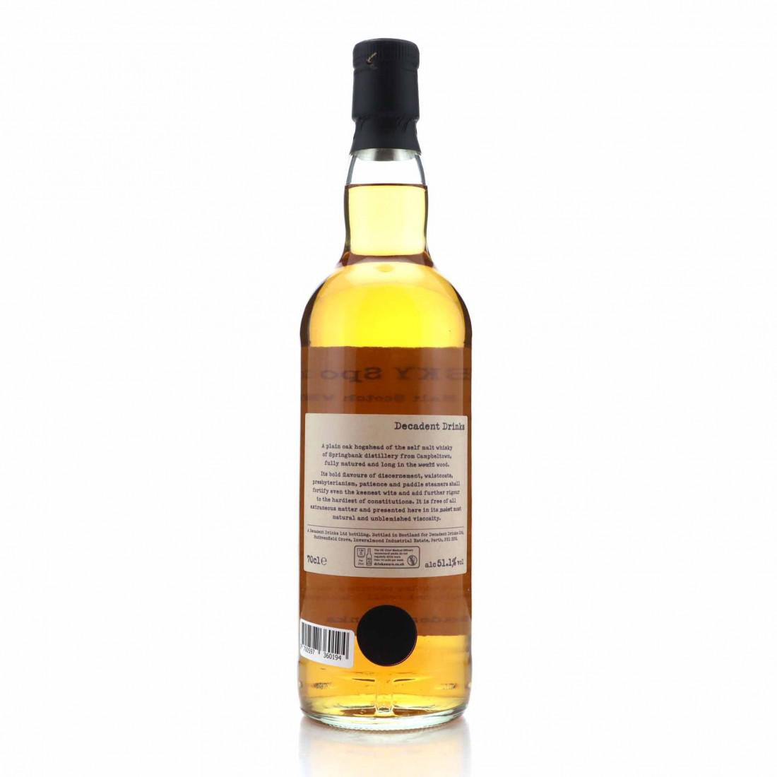 Springbank 1995 Whisky Sponge 26 Year Old Edition No.60b