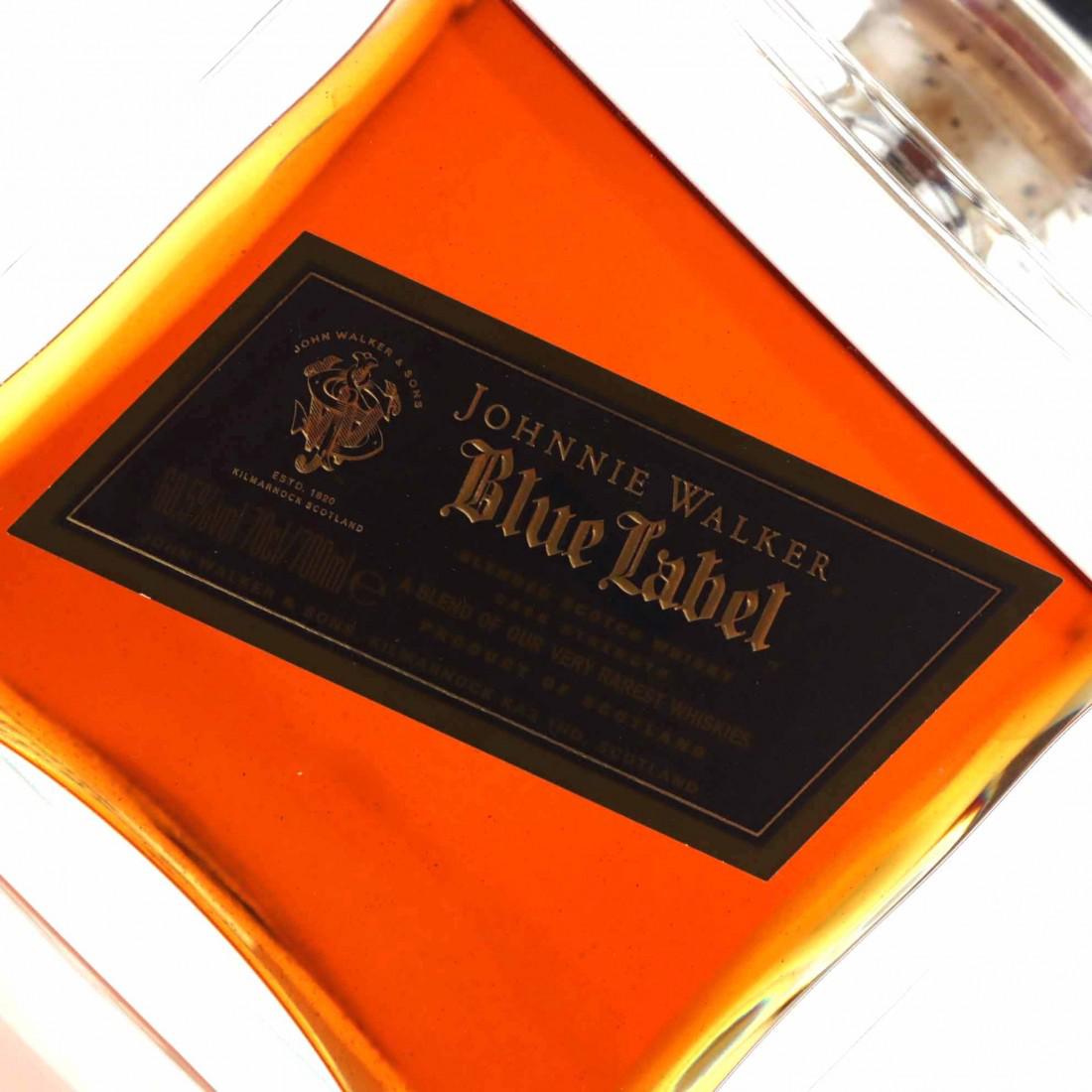 Johnnie Walker Blue Label Cask Strength Baccarat Decanter / 200th Anniversary