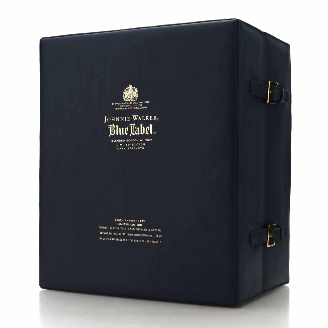 Johnnie Walker Blue Label Cask Strength Baccarat Decanter / 200th Anniversary