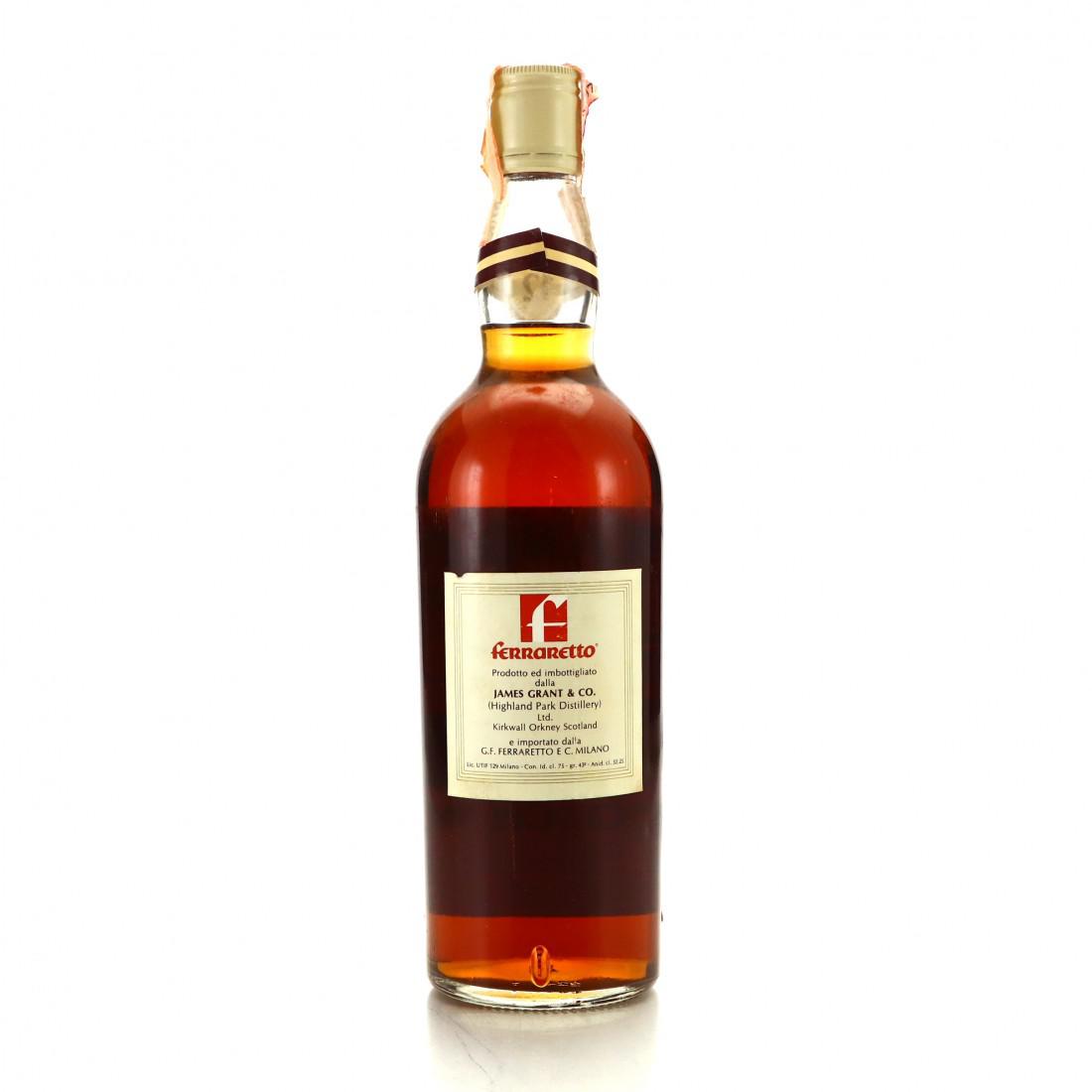Highland Park 12 Year Old 1970s / Ferraretto Import